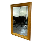 "Donelle LA" Mirror, Birds Eye Maple Framed, Beveled Edge Glass